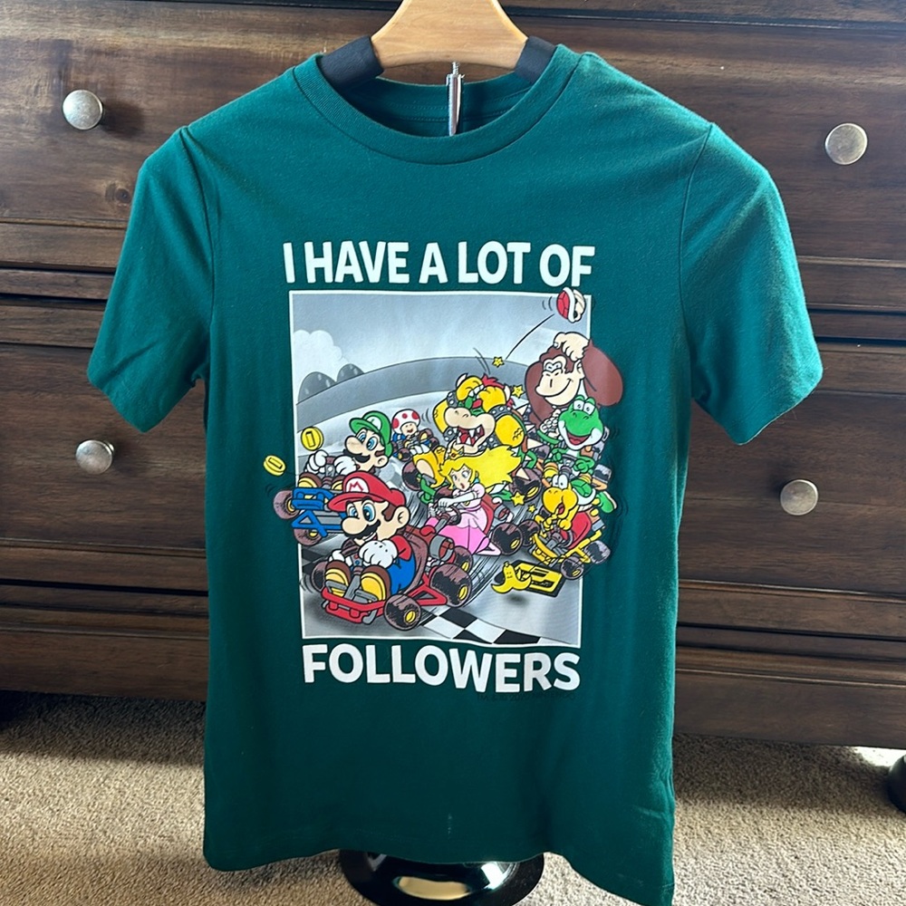 Brand new with tags Mario brothers shirt